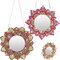 2 Pack Diamond Painting Mirror Kits – DIY Mandala Diamond Art with Crystal Rhinestones, Craft Kit for Adults & Beginners, Christmas & Birthday Gifts, Home Wall & Table Decor
